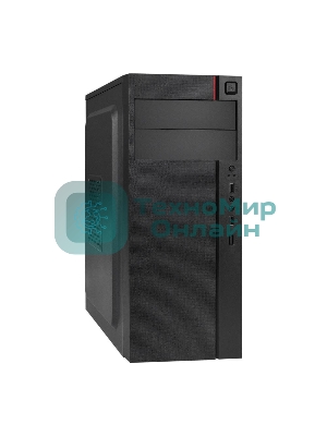 Компьютерный корпус Miditower ExeGate AA-440-AA500 (ATX, AA500 8 см, 2*USB, аудио)