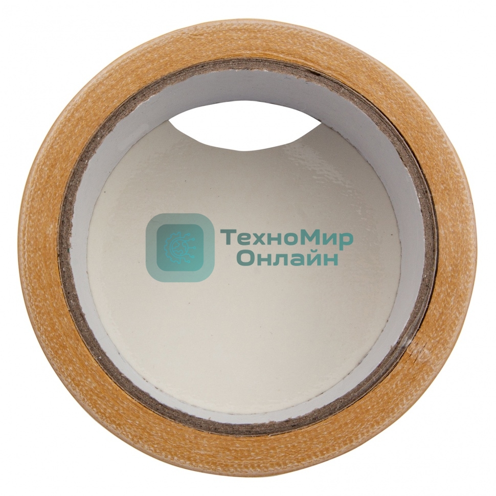 Лента клейкая двусторонняя Сибртех 38мм х 10 м, на тканевой основе