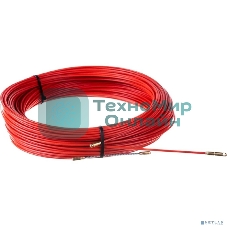 Протяжка кабельная Rexant (мини УЗК в бухте), стеклопруток, d=3,5 мм 100 м красная SDS