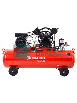 Компрессор воздушный МТХ КР2500/80 рем. привод, 2,5 кВт, 80 л, 420 л/мин