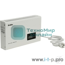 Стабилизатор напряжения SVEN AVR SLIM-1000 LCD