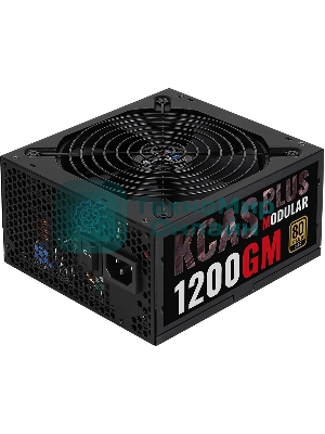 Блок питания Aerocool/Formula 1200W Retail KCAS PLUS 1200GM, 80 PLUS Gold, ATX v2.4, модульный, fan 14cm, 8x PCI-E [6+2-Pin], 10x SATA, 6x MOLEX