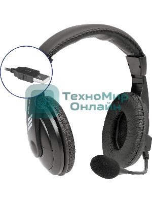 Гарнитура Defender Gryphon 750U чёрный, проводная