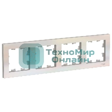 Рамка 4-м AtlasDesign универс. жемчуг SchE ATN000404