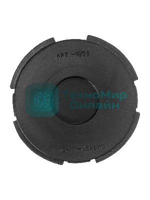 Резиновая опора для подкатного домкрата Matrix универсальная, D=100 мм, d=90, H=12 мм