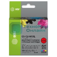 Картридж струйный Cactus CS-CL441XL многоцветный (18мл) для Canon Pixma GM2040/4040/GM2140/2240