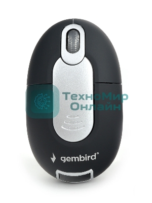 Мышь беспроводная Gembird MUSW-600 черный, 1200 dpi, радиоканал, USB, кнопки - 3