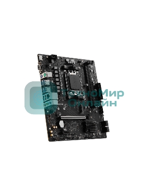 Материнская плата MSI PRO A620M-B, AM5, AMD A620, 2xDDR5, 4xSATA, 1xM.2 (PCIe 4.0 x4), 1xPCIe 4.0 x16, 1xPCIe 3.0 x1, 1xHDMI, 1xVGA, 1x2.5Gb LAN, 6xUSB-A 5Gbps, 6xUSB-A 2.0, 3x3.5 мм, 7.1, mATX