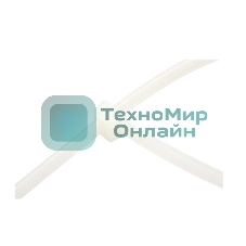 Хомут кабельный Rexant 7.6х200 нейл. белый (уп. 100 шт)