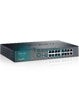 Коммутатор сетевой TP-Link SMB TL-SG1016DE 16-Port Gigabit Easy Smart Switch, 16 10/100/100Mbps RJ45 ports, MTU/Port/Tag-based VLAN, QoS, IGMP Snooping