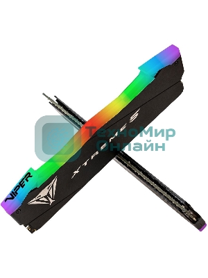 Оперативная память Patriot Viper Xtreme 5, DDR5, 32GB (2x16GB), 8000MHz, CL38, DIMM, с радиаторами, RGB, черный