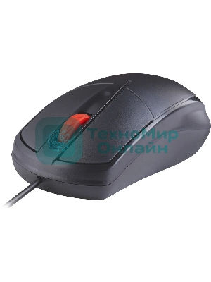 Мышь проводная Defender Icon MB-057 черный, 1000 dpi, USB, кнопки - 3