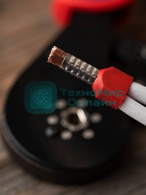 Наконечник штыревой втулочный изол. НШвИ(2) 10.0-14 (уп. 50 шт) EKF nhvi2-10.0-14