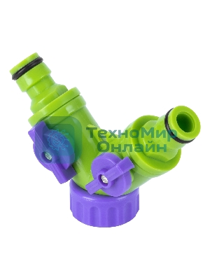 Разветвитель Palisad 2-канальный регулируемый со штуцерами