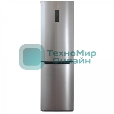 Холодильник Бирюса Б-I980NF нержавеющая сталь двухкамерный 240/130л морозилка снизу, No Frost