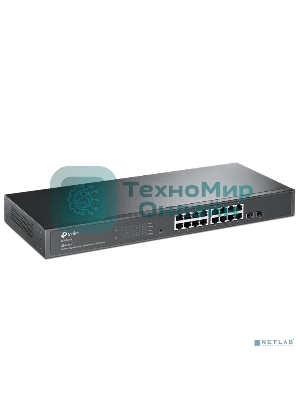 Коммутатор TP-Link Jetstream 16-port gigabit smart switch with 2-gigabit uplink ports