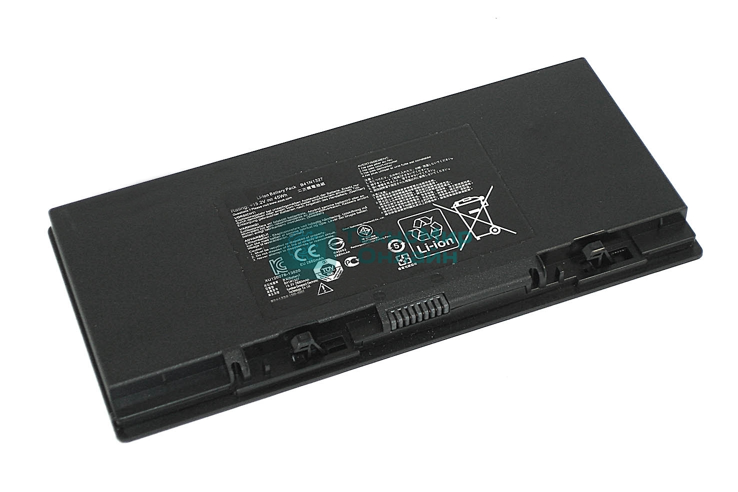 Аккумуляторная батарея для ноутбука Asus B551 (B41N1327) 15.2V 2880mAh черная