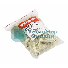 Клемма плоская Rexant полностью изолированная термоусаживаемая гнездо 6.6 мм 4-6 мм² (РПи-м-т 6.0-(6.3) желтый