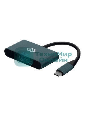 Устройство чтения карт памяти Type C Digma CR-С2501-G темно-серый