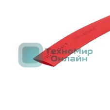 Трубка термоусаживаемая Rexant 8.0/4.0мм красн. ролик 2.44м