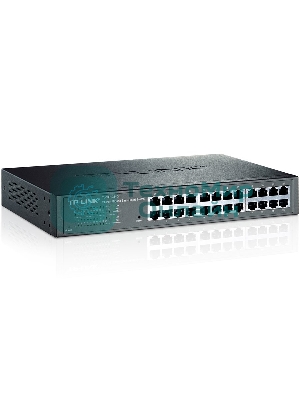 Коммутатор TP-Link SMB TL-SG1024DE 24-Port Gigabit Easy Smart Switch, 24 10/100/100Mbps RJ45 ports, MTU/Port/Tag-based VLAN, QoS, IGMP Snooping