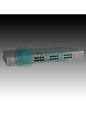 Коммутатор сетевой TP-Link SMB TL-SG1024 Коммутатор 24LAN 10/100/1000Mb/s Unmanagersd Gigabit Rackmount Switch