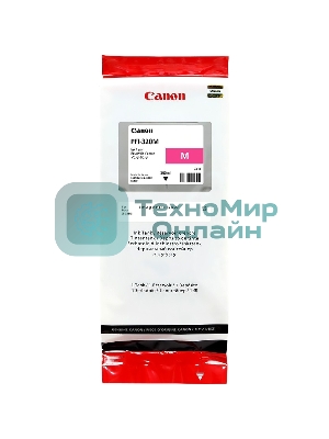 Картридж струйный Canon PFI-320 M 2892C001 пурпурный (300мл) для Canon Canon imagePROGRAF TM-200/205