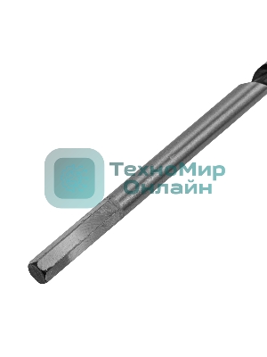 Сверло по дереву шнековое Matrix, 8 х 460 мм, 6-гранный хвостовик