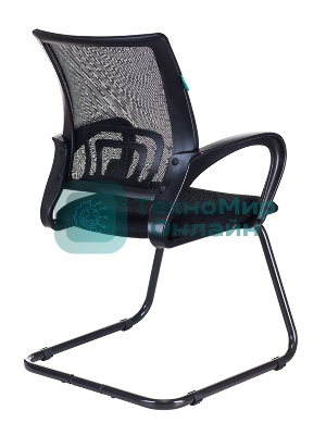 Кресло Бюрократ CH-695N-AV/B/TW-11 черный, экокожа, 120 кг, механизм качания