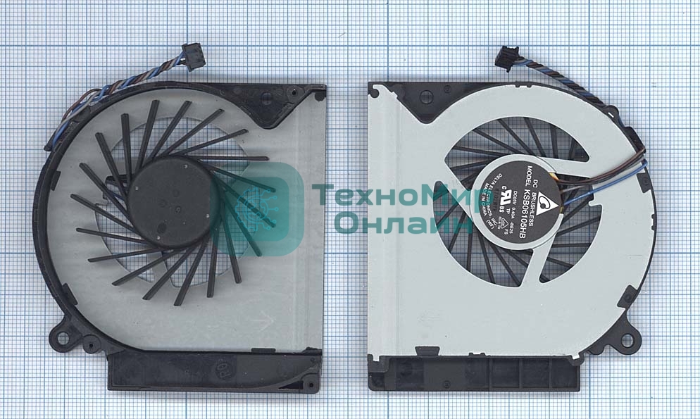 Вентилятор (кулер) для ноутбука HP Envy 15-3000 15-3100 15-3200 15t-3000 левый (большой)