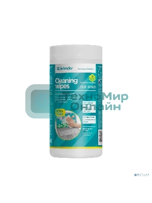 Чистящие салфетки Defender CLN ECO для экранов всех видов: ЭЛТ, ЖК, плазменными панелями/туба/100 шт/Россия