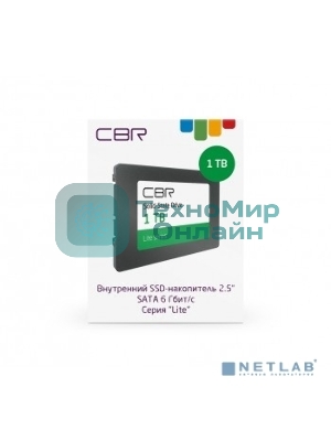Накопитель SSD CBR SSD-001Tb-2.5-LT22, серия 