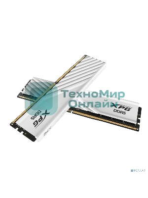 Оперативная память XPG Lancer Blade, DDR5, 32GB (2x16 GB), 6000 MHz, CL36, радиатор, белый