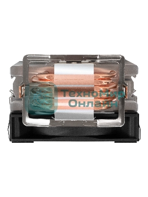 Кулер ExeGate Wizard EXX600-PWM.FRGb (Al+Cu, 6 тепл.трубки, LGA775/1150/1151/1155/1156/1200/1700/1851/AM2/AM2+/AM3/AM3+/AM4/AM5/FM1/FM2/754/939/940, TDP 180W, Fan 120мм PWM, 800-2400RPM, Hydro bearing, 4pin, 11-24db, 540г, FRGb подсветка, с термопастой, на защелках, Color Box)