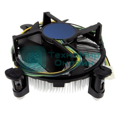 Кулер для процессора ACD серебристый, 90 мм, алюминий, 2500 об/мин, 26.8 дБ, 4 pin, 65 Вт, 44 мм