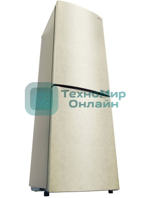 Холодильник LG GA-B419SEJL бежевый двухкамерный 223/79л морозилка снизу, No Frost