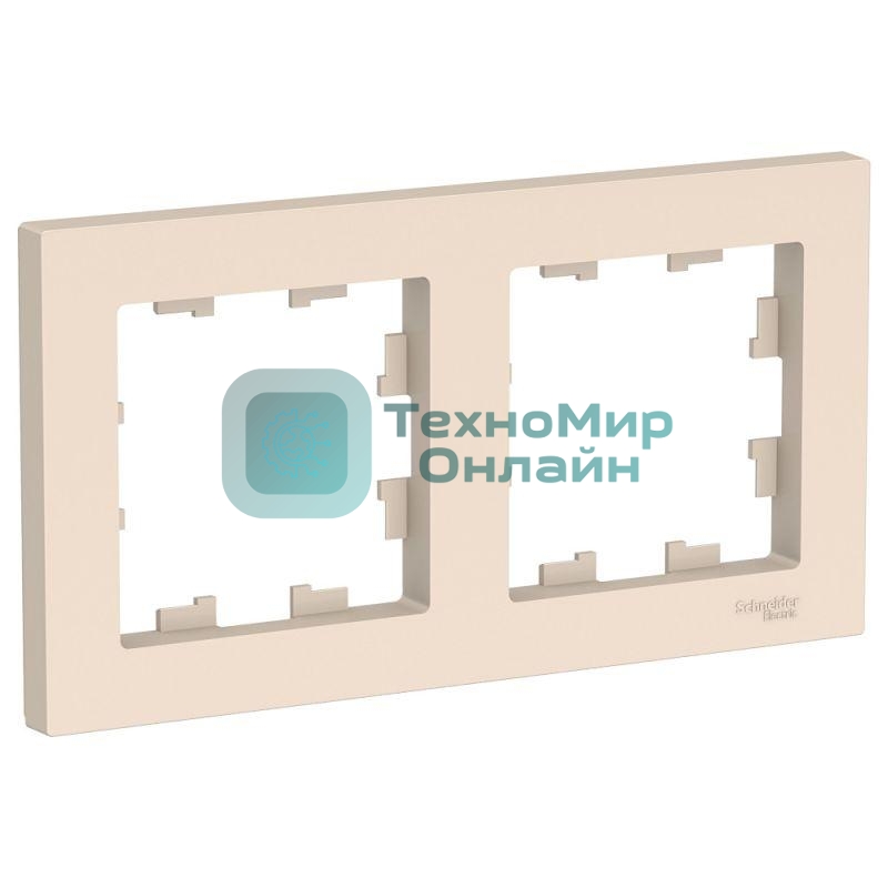 Рамка 2-м AtlasDesign универс. беж. SchE ATN000202