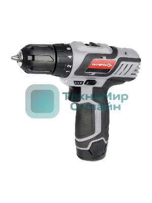 Дрель-шуруповерт аккумуляторная Интерскол ДА-12ЭР-01 Аккумуляторная, Кейс