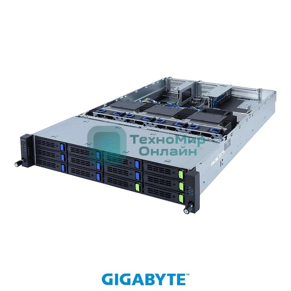 Серверная платформа Gigabyte R282-G30 2U Server Supports up to 3 x double slot GPU cards,3rd Gen. Intel® Xeon® Scalable Processors,8-Channel RDIMM/LRDIMM DDR4 per processor, 32 x DIMMs,Supports Intel® Optane Persistent Memory 200 series,Dual ROM Architecture supported,6NR282G30MR-0
