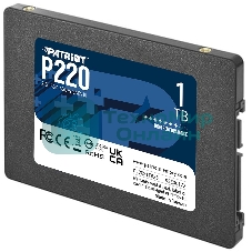 Накопитель SSD Patriot P220, 1Tb, SATA III, 2.5