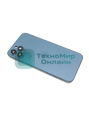 Задняя крышка (корпус) в сборе с рамкой для Apple iPhone 12 Pro Max синяя