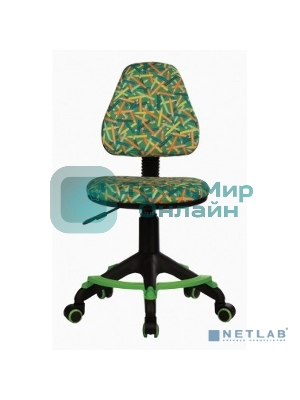 Кресло Бюрократ KD-4/PENCIL-GN зеленый, ткань, 120 кг