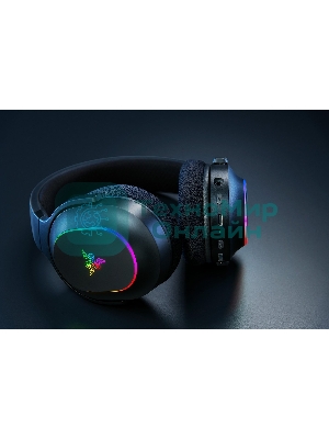 Гарнитура Razer Barracuda X Chroma чёрный, беспроводная, радиоканал, до 70 ч, съёмный микрофон, подсветка
