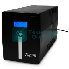 Источник бесперебойного питания Powerman Smart Sine 2000VA/1400W, 220V, Line-Interactive, LCD, Tower, Out: 4xShuko, черный*SmartSine2000