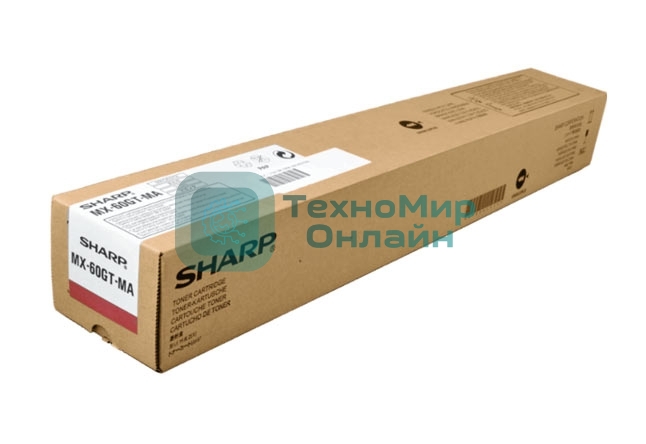 Картридж лазерный пурпурный MX60GTMA/MX61GTMA Sharp Sphinx/Phoenix/Griffin (24K)