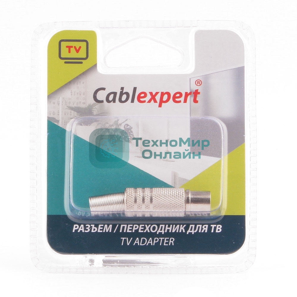 Разъем Cablexpert TVPL-01, TV (папа), блистер