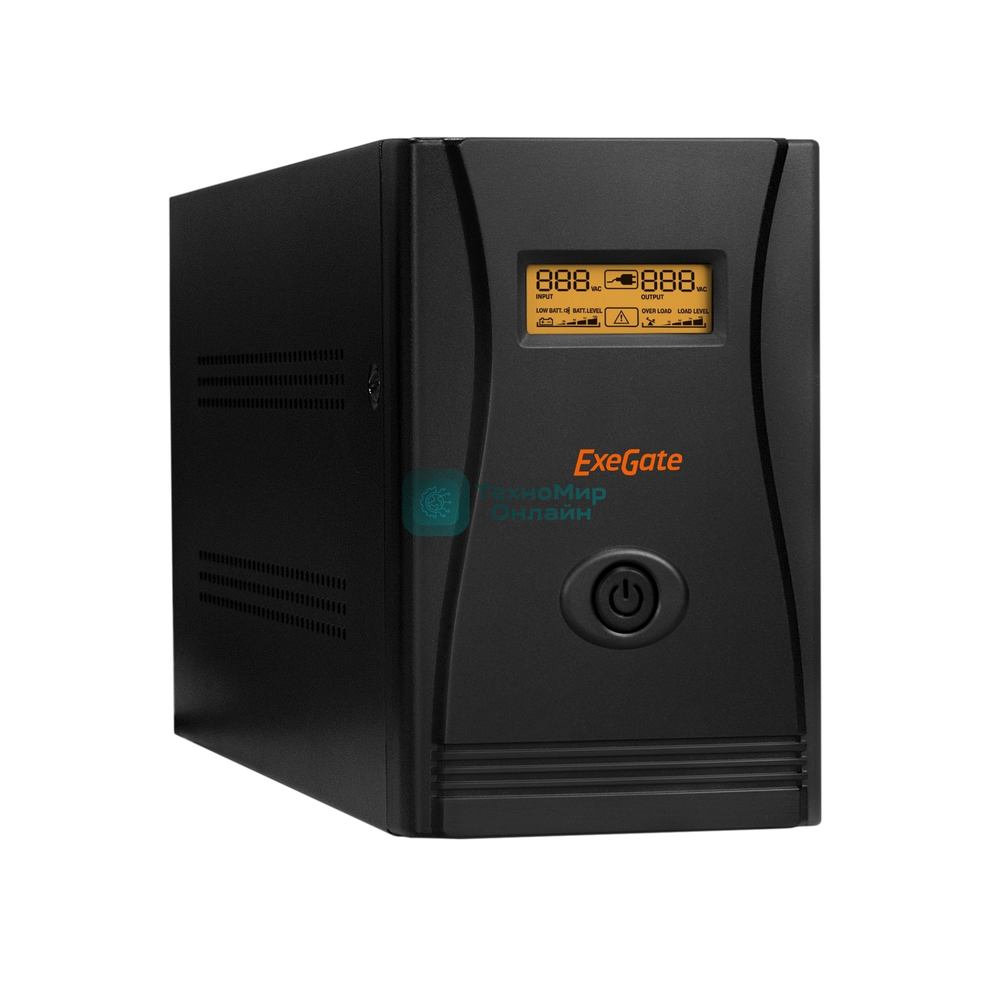 Источник бесперебойного питания ExeGate EP285531RUS SpecialPro Smart LLB-2200.LCD.AVR.EURO.RJ.USB 2200VA/1300W, LCD, AVR, 4 евророзетки, RJ45/11, USB, черный