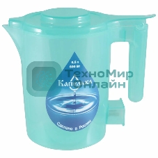 Чайник электрический Капелька, 0,5л., 600Вт, зеленый