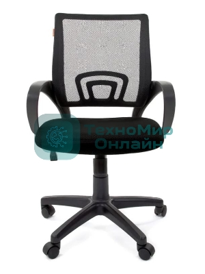 Кресло Chairman 696 TW-04 серый, ткань, 120 кг, механизм качания