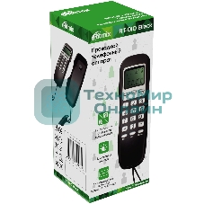 Телефон проводной Ritmix RT-010 черный